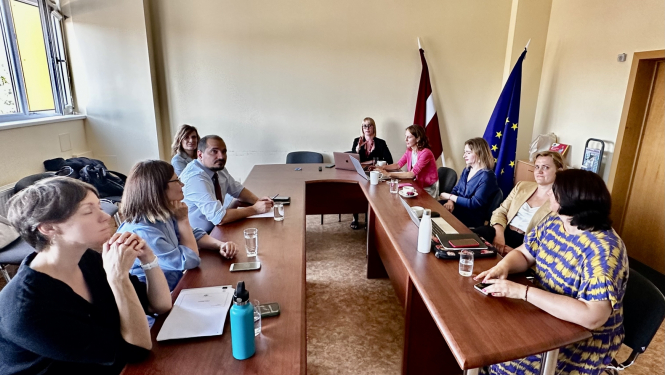 Zāle, kurā notiek seminārs.