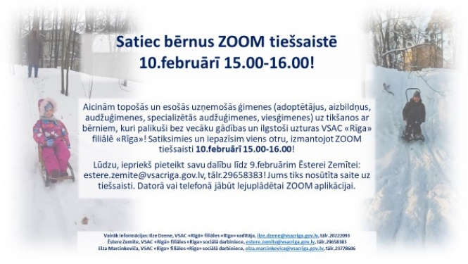 Satiec bērnu ZOOM 