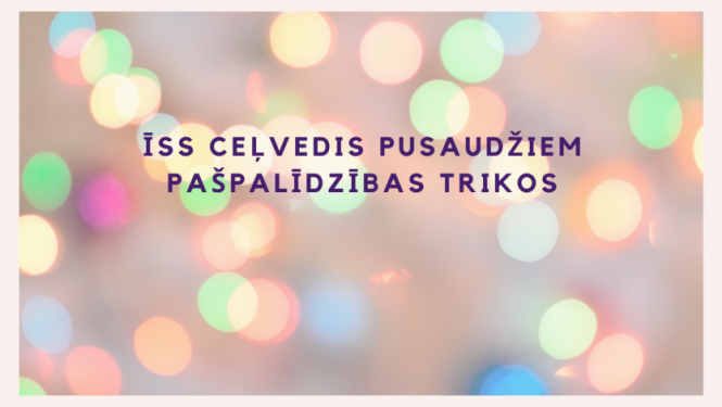 pašpalīdzībs pusaudžiem