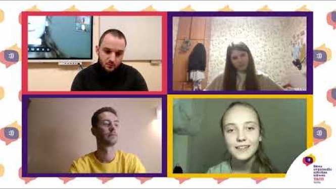 Tiešsaistes diskusija jauniešiem "Kiberpsiholoģija, tehnoloģiju ietekme uz jauniešiem"