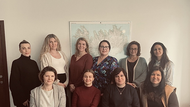 Kolēģu kopbilde vizītē Norvēģijā