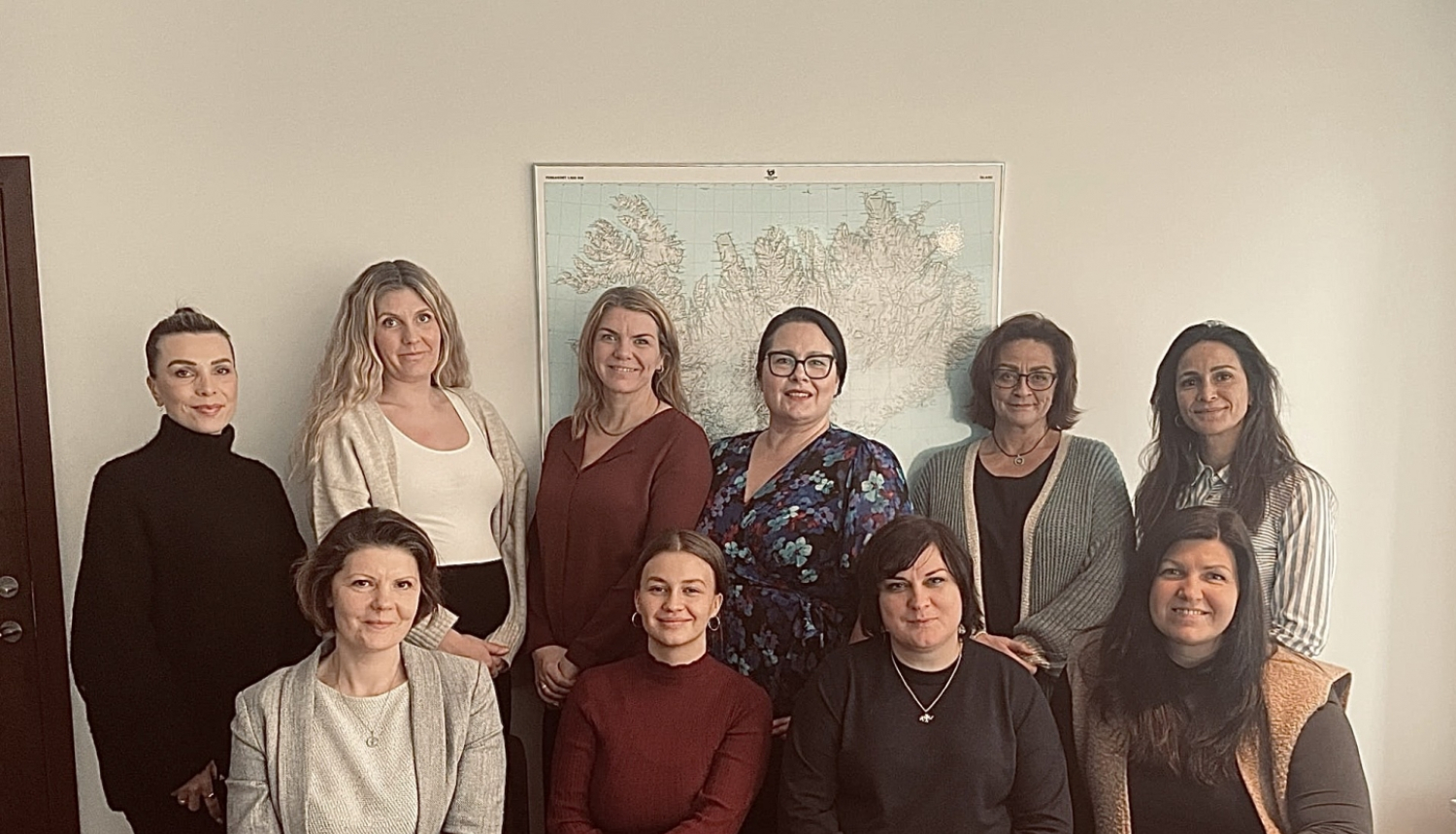 Kolēģu kopbilde vizītē Norvēģijā