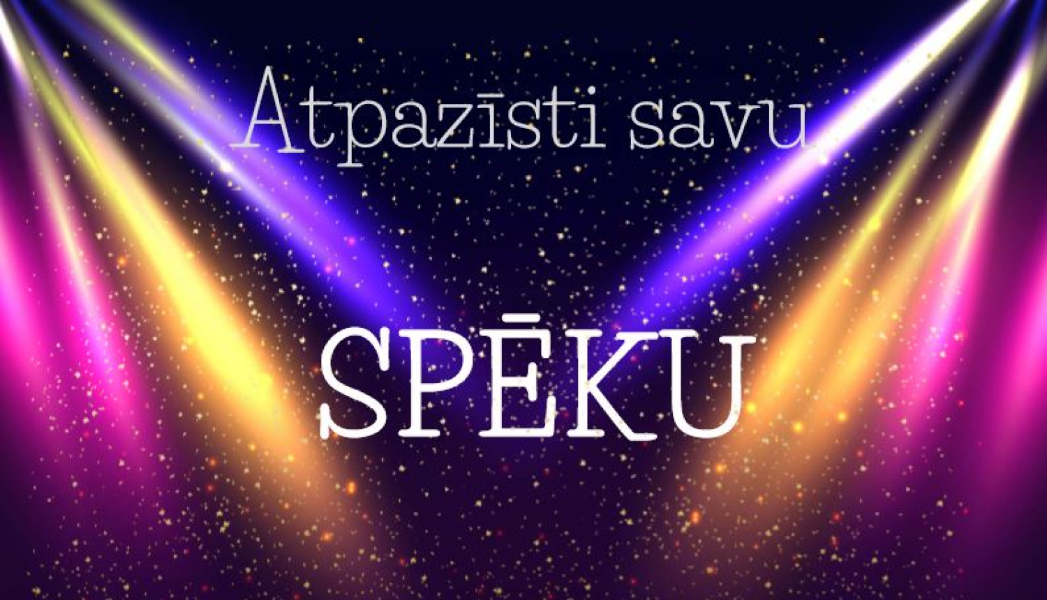 atpazīsti spēku UT marts 2023